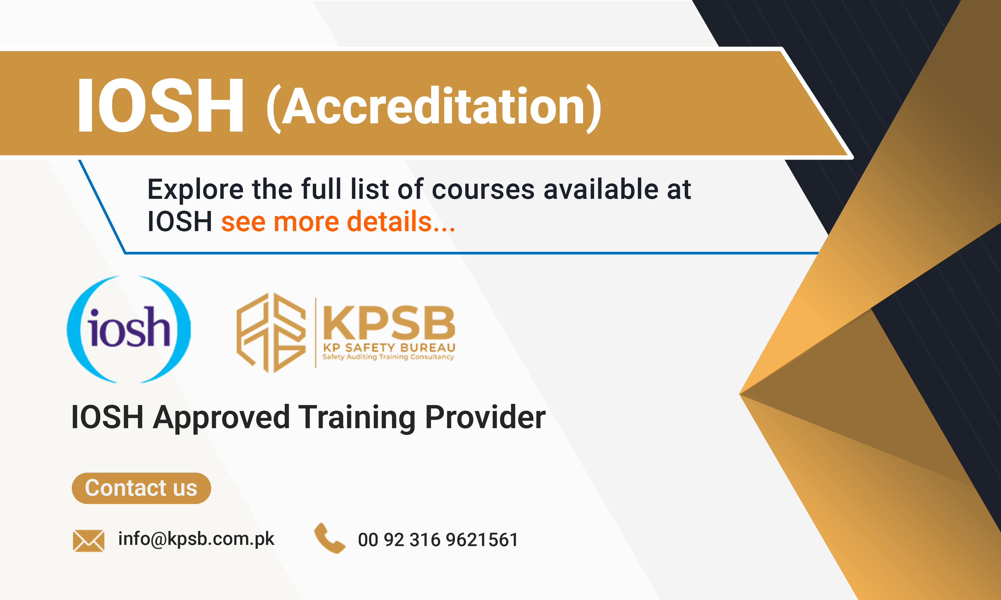 IOSH UK Certification